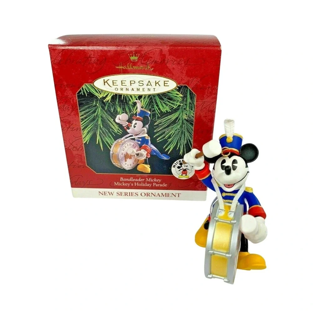 Hallmark BANDLEADER‎ MICKEY MOUSE Keepsake Ornament 1997 1st in Series